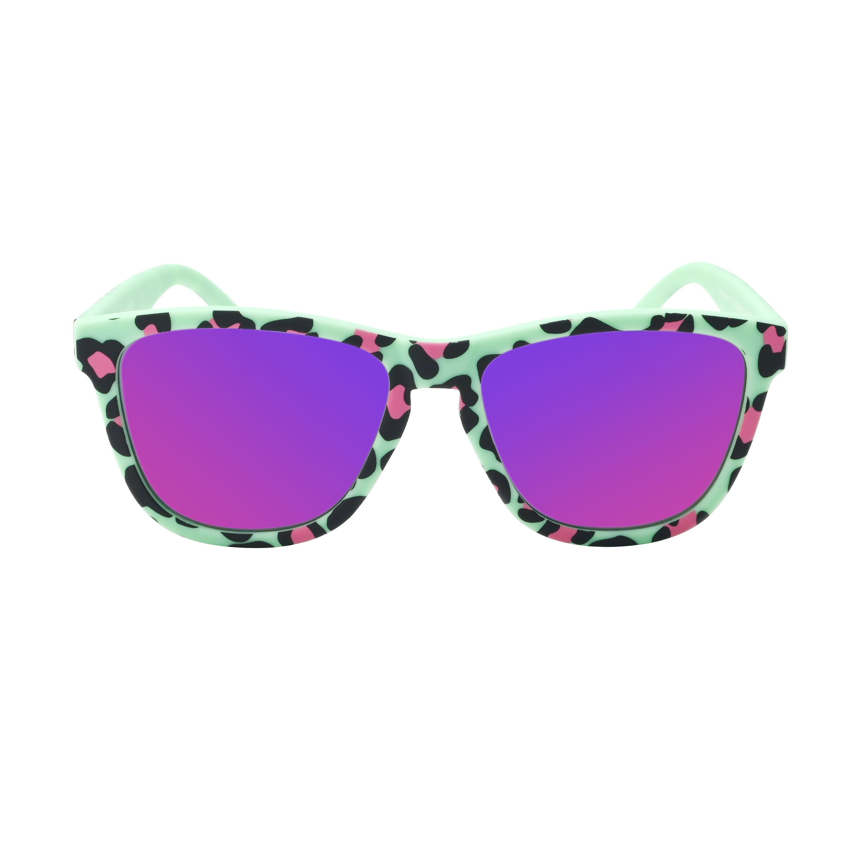 PERFECTLY IMPERFECT Seen in Green Non-Slip Sports Sunglasses