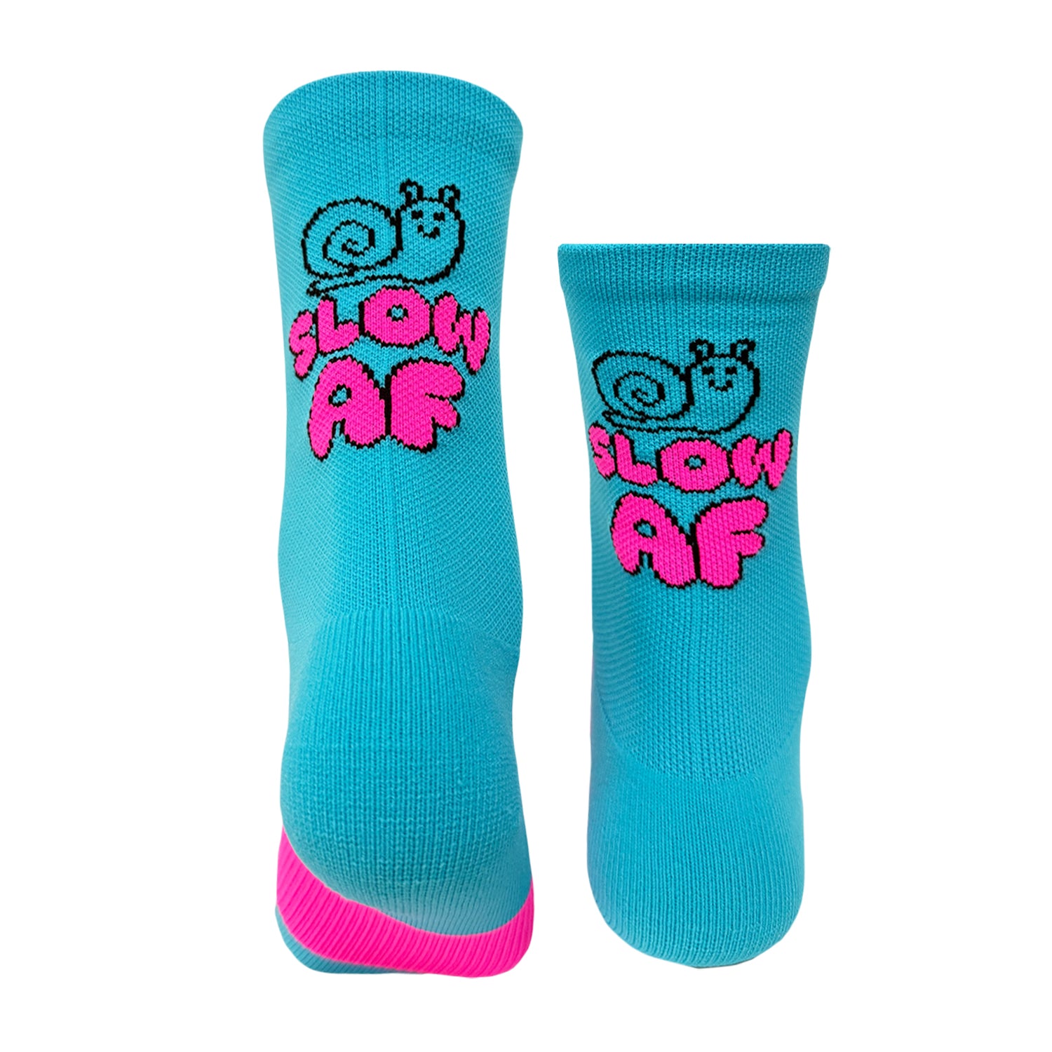 Slow AF epic running socks (BLUE)