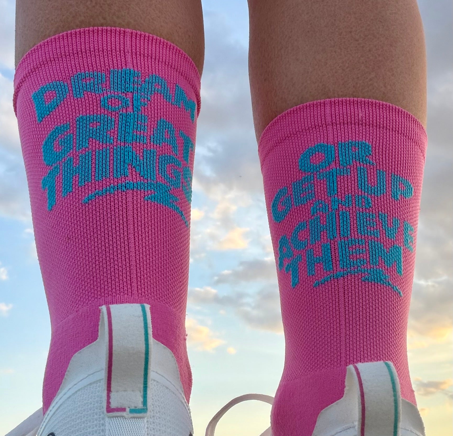 Dream Of Great Things epic running socks