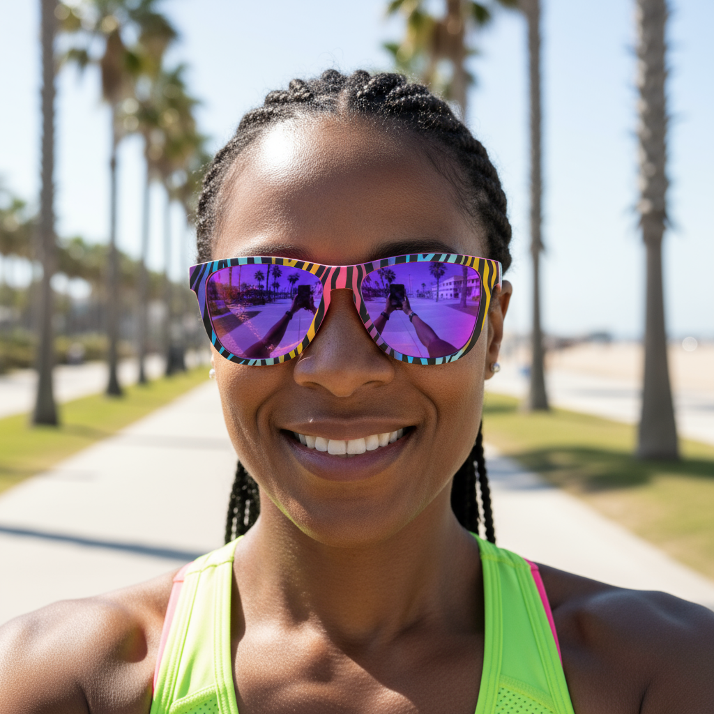 Wild Ride! Rainbow GripVision Sports Sunglasses